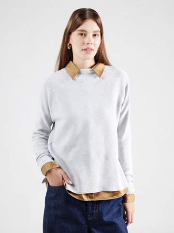TOM TAILOR DENIM Pullover in Grau: Vorderseite