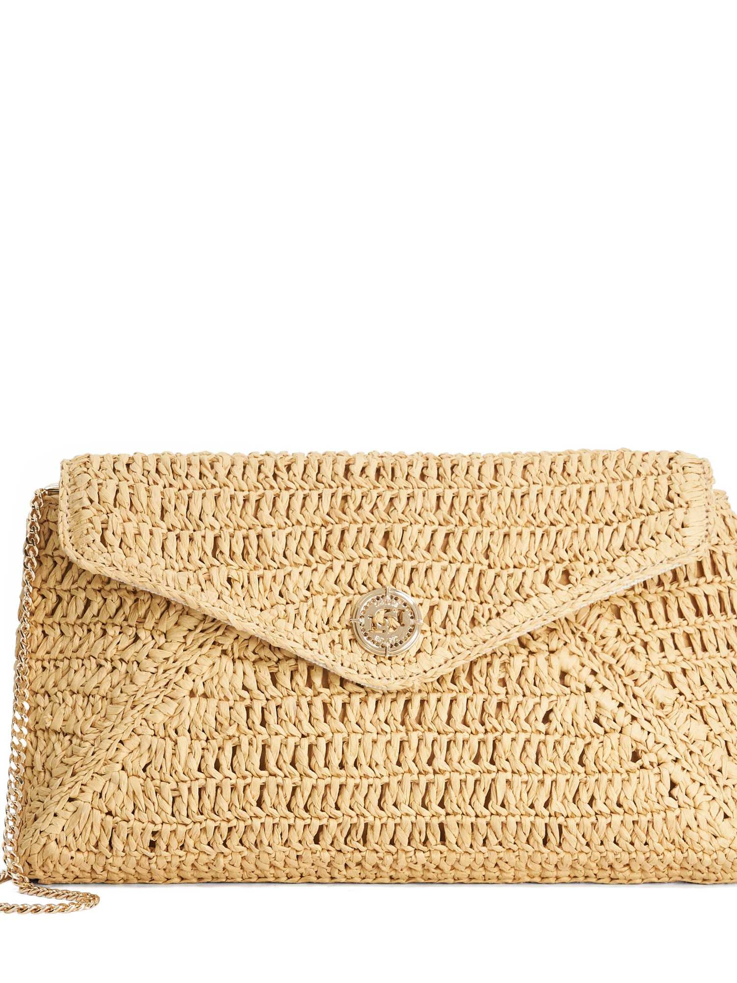 Dune LONDON Clutch 'Essentials' in Beige: voorkant