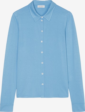 Marc O'Polo Blouse in Blauw: voorkant