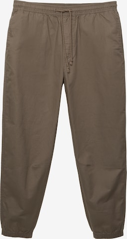 Pull&Bear Tapered Bukser i grøn: forside