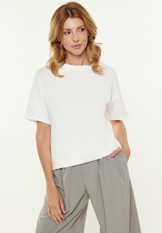 usha WHITE LABEL Μπλουζάκι σε λευκό: μπροστά