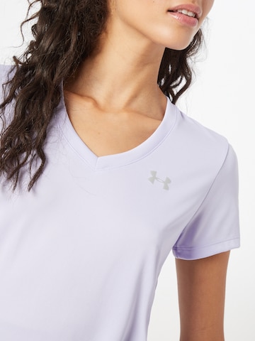 UNDER ARMOUR Functioneel shirt 'Tech' in Lila
