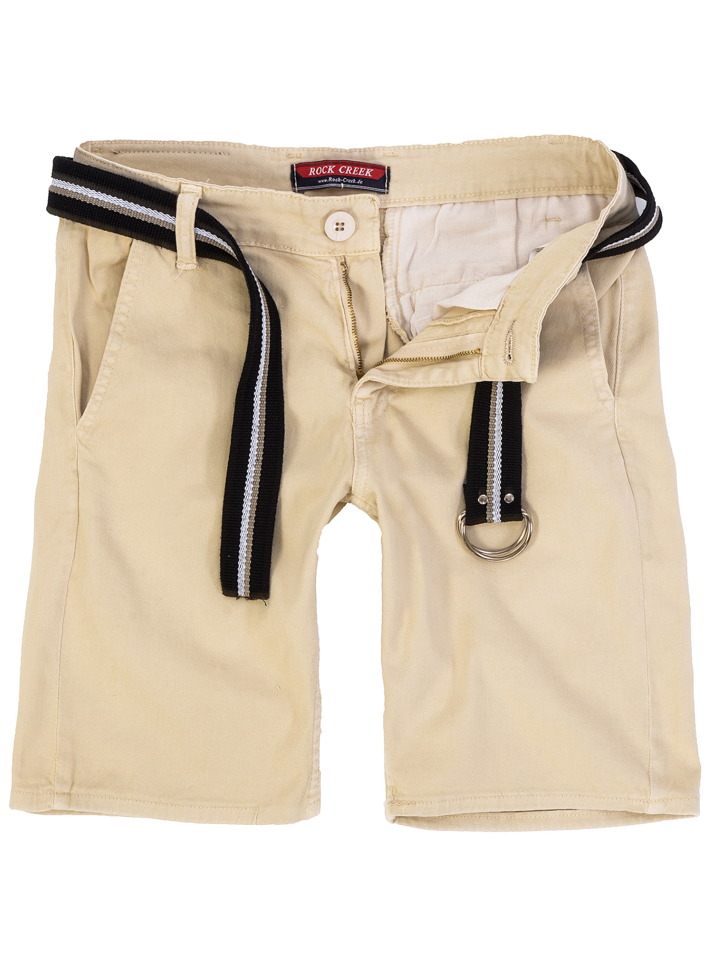 Rock Creek Shorts in Beige: Vorderseite