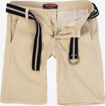 Rock Creek Regular Shorts in Beige: predná strana