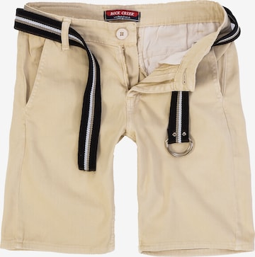 Rock Creek Regular Shorts in Beige: predná strana