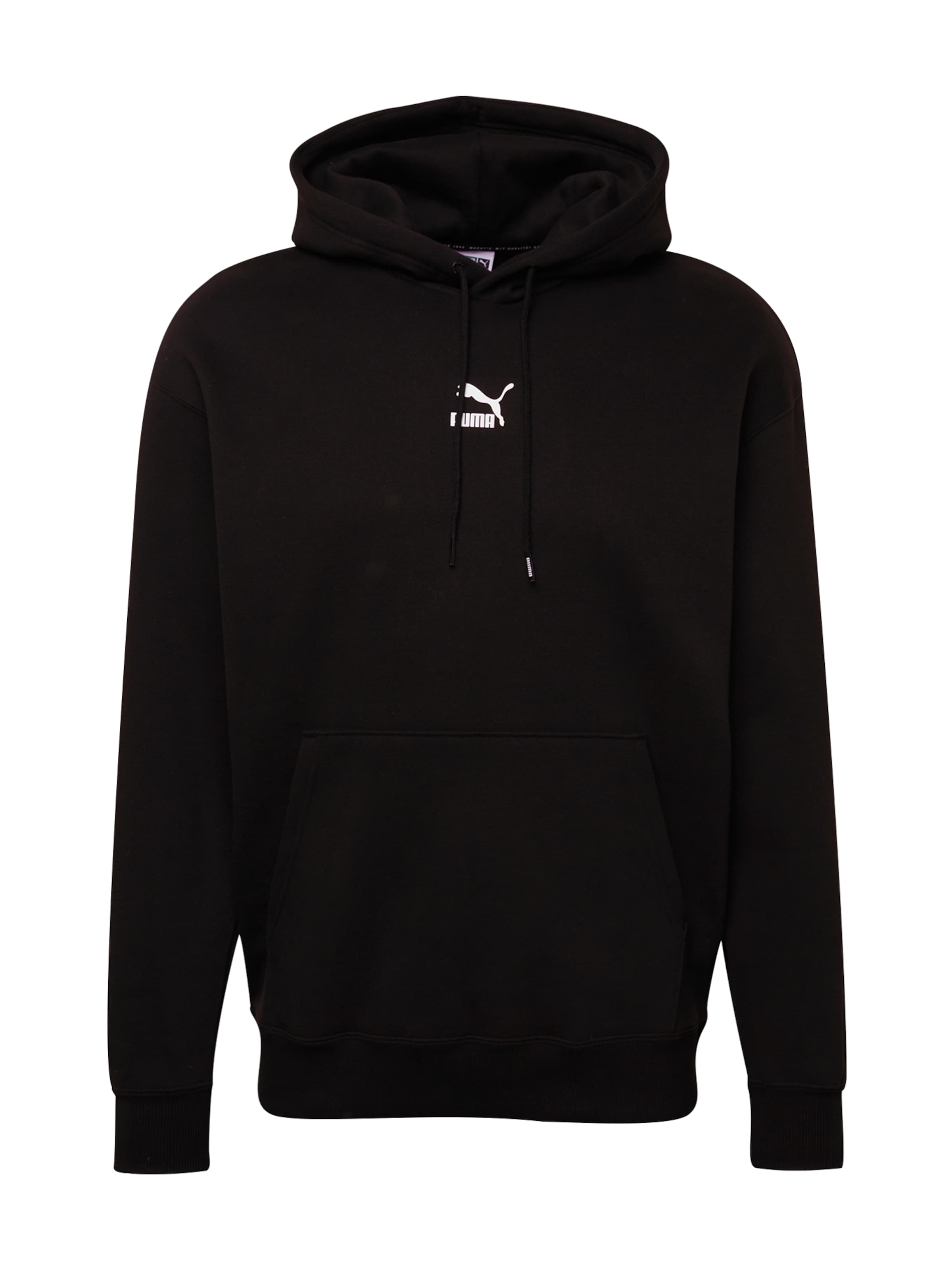 PUMA Majica 'Classics' | črna barva: sprednja stran