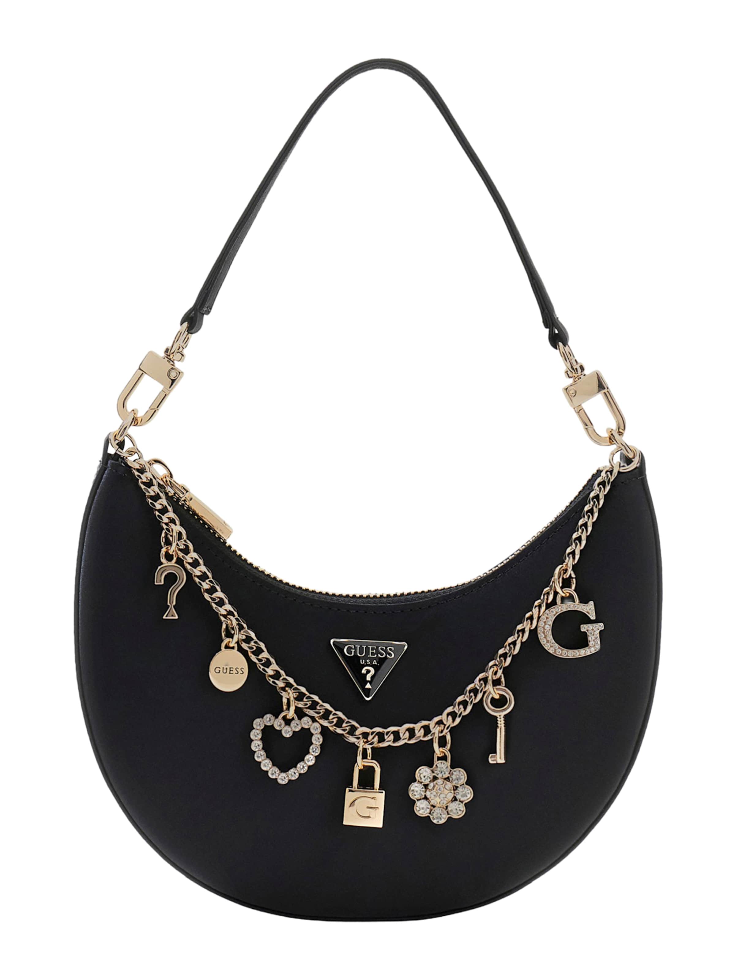 GUESS Válltáskák 'Tasmin' - fekete: elől