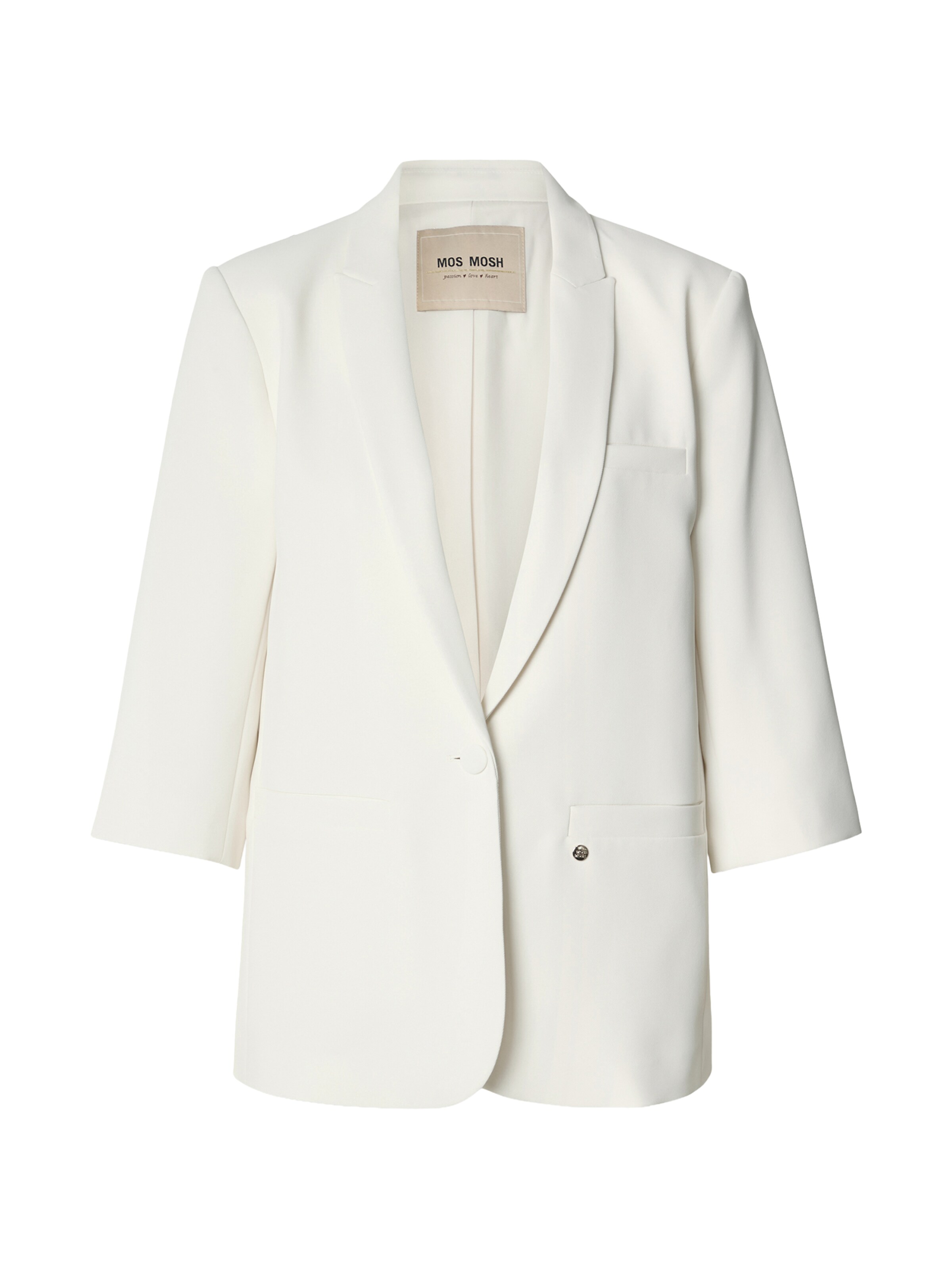 Blazer 'MMJunie Miley' MOS MOSH en beige : devant