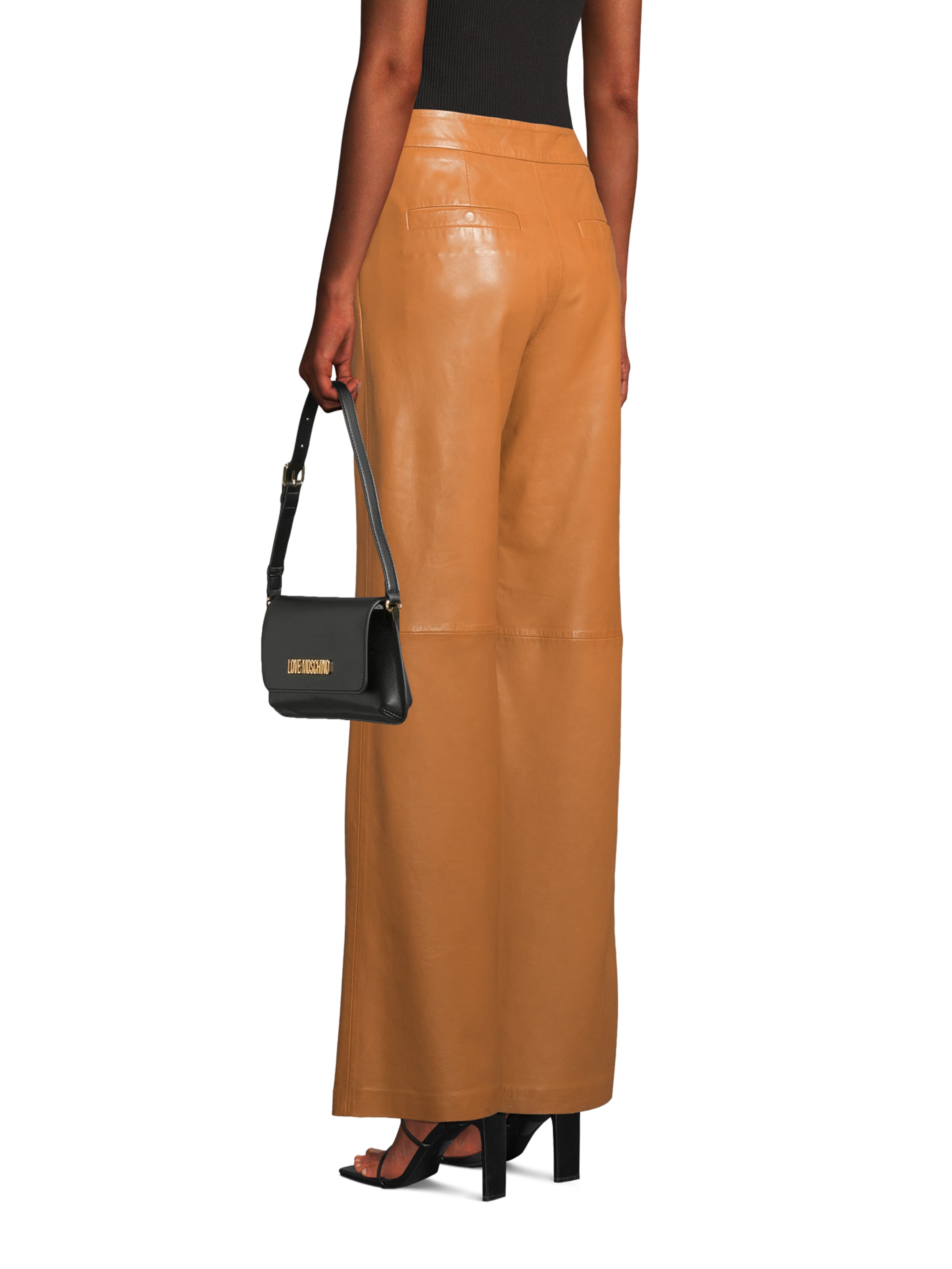 Love Moschino - Mala de ombro em preto: frente