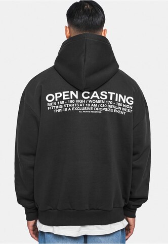Dropsize Свитшот 'Open Casting' в Черный: спереди