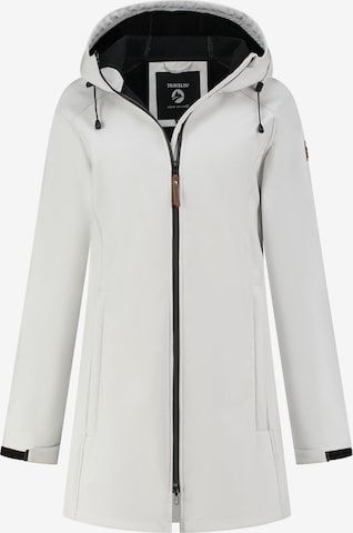 Travelin Between-Season Jacket 'Tuula' in White: front