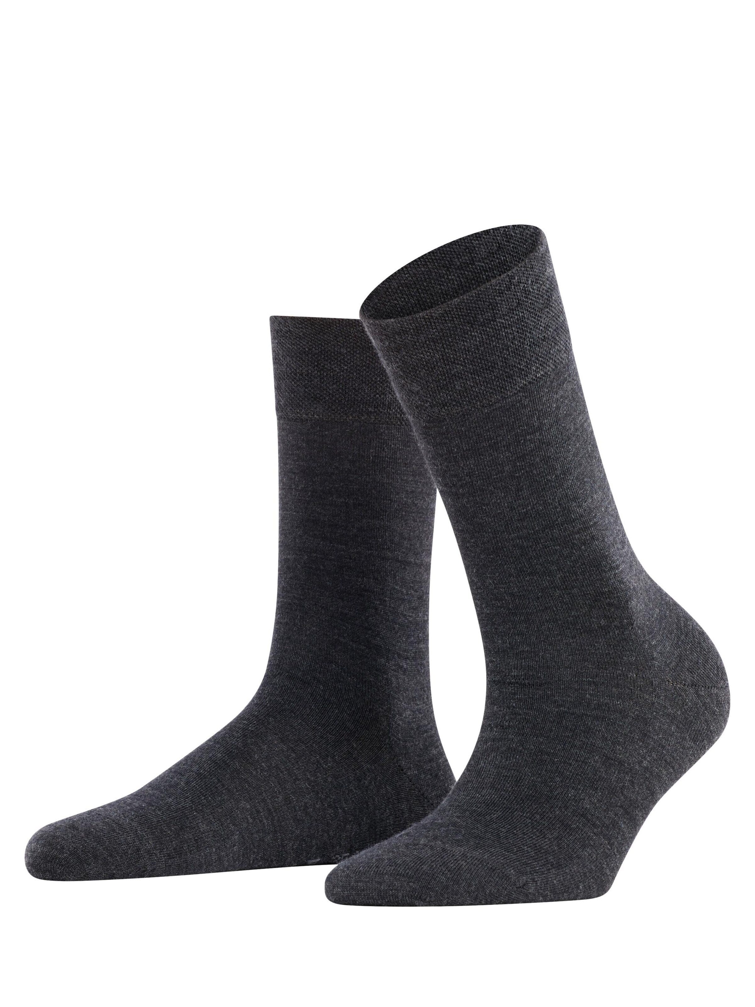 FALKE Socken 'Sensitive Berlin'‌‌‌‌ in Grau: Vorderseite