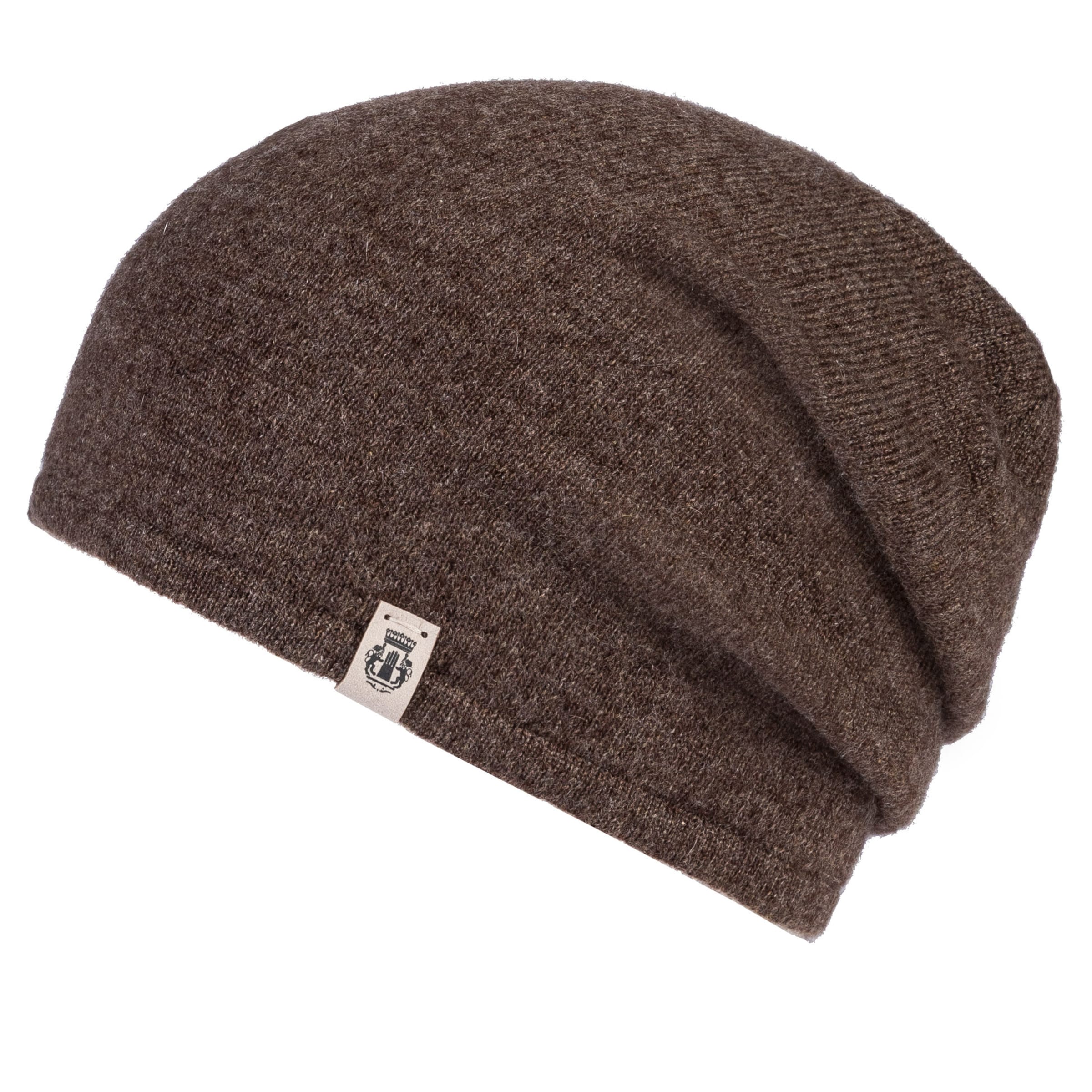Roeckl Muts ' Pure Cashmere ' in Bruin: voorkant