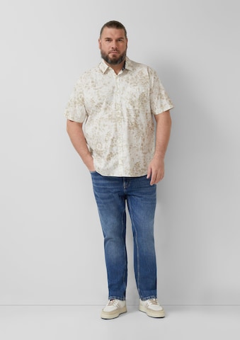 s.Oliver Regular fit Overhemd in Beige