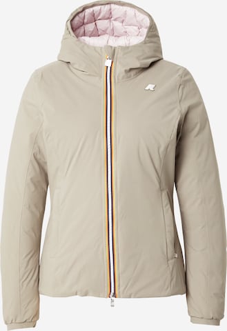 K-Way - Chaqueta de entretiempo en verde: frente