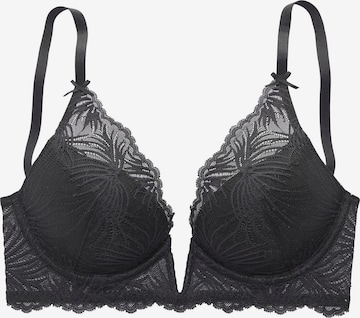 LASCANA Bra in Black: front