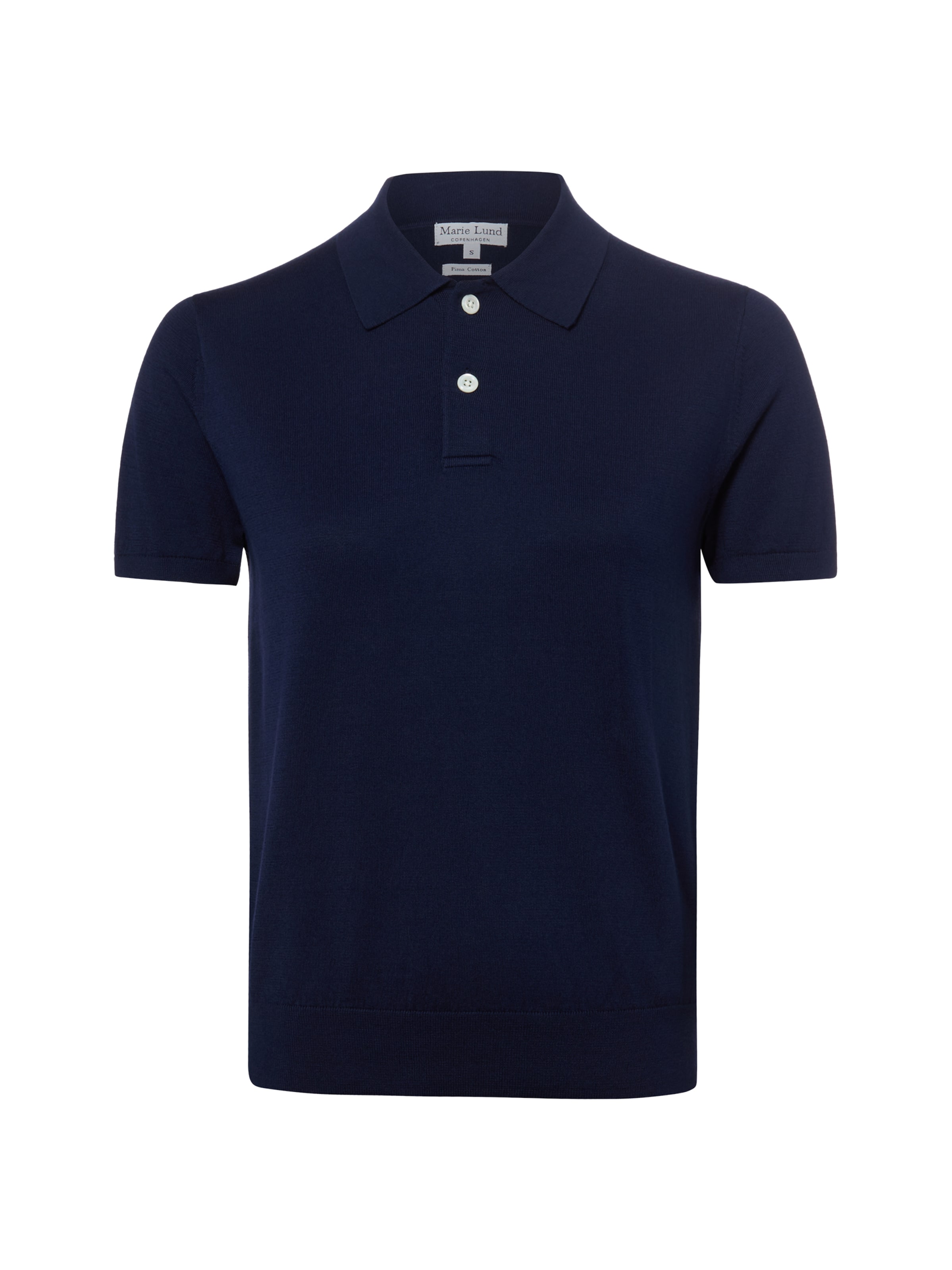 Marie Lund Poloshirt in Blau: Vorderseite