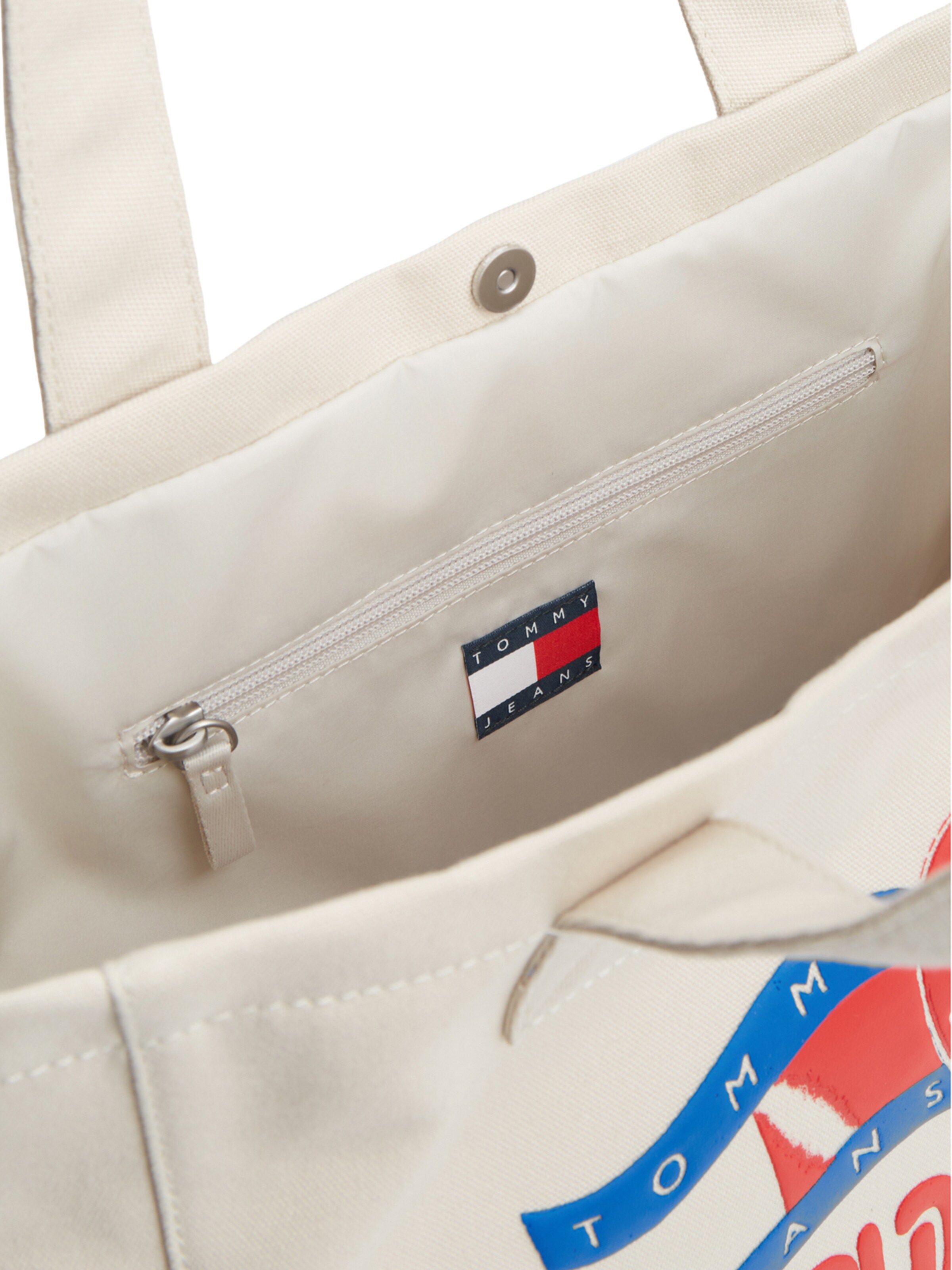 smėlio Tommy Jeans Pirkinių krepšys