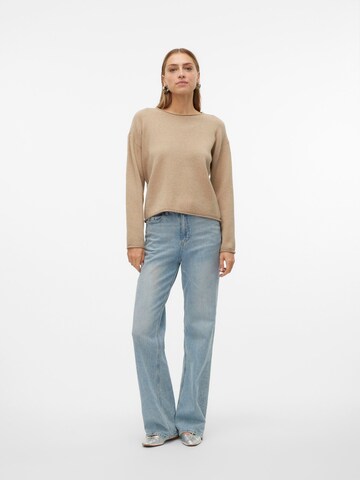 VERO MODA Sweater 'VMSABA' in Beige