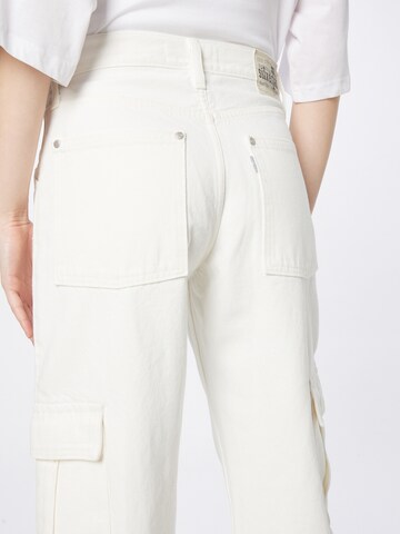 Loosefit Jeans cargo 'Silvertab Baggy Cargo' di LEVI'S ® in bianco