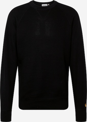 Carhartt WIP Sweter 'Chase' w kolorze czarny: przód