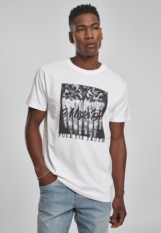 Mister Tee Shirt in Wit: voorkant