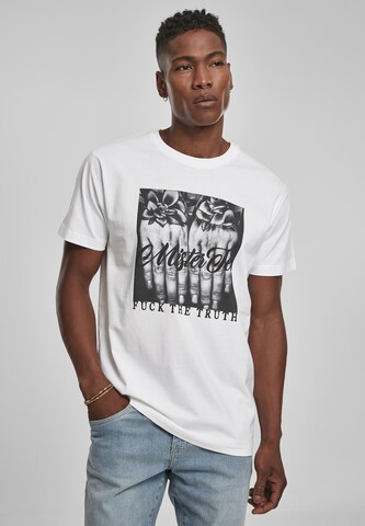 T-Shirt Mister Tee en blanc : devant