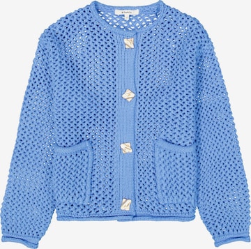 Geacă tricotată de la GARCIA pe albastru: față