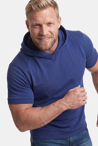 Men Plus Sweatshirt in Blue
