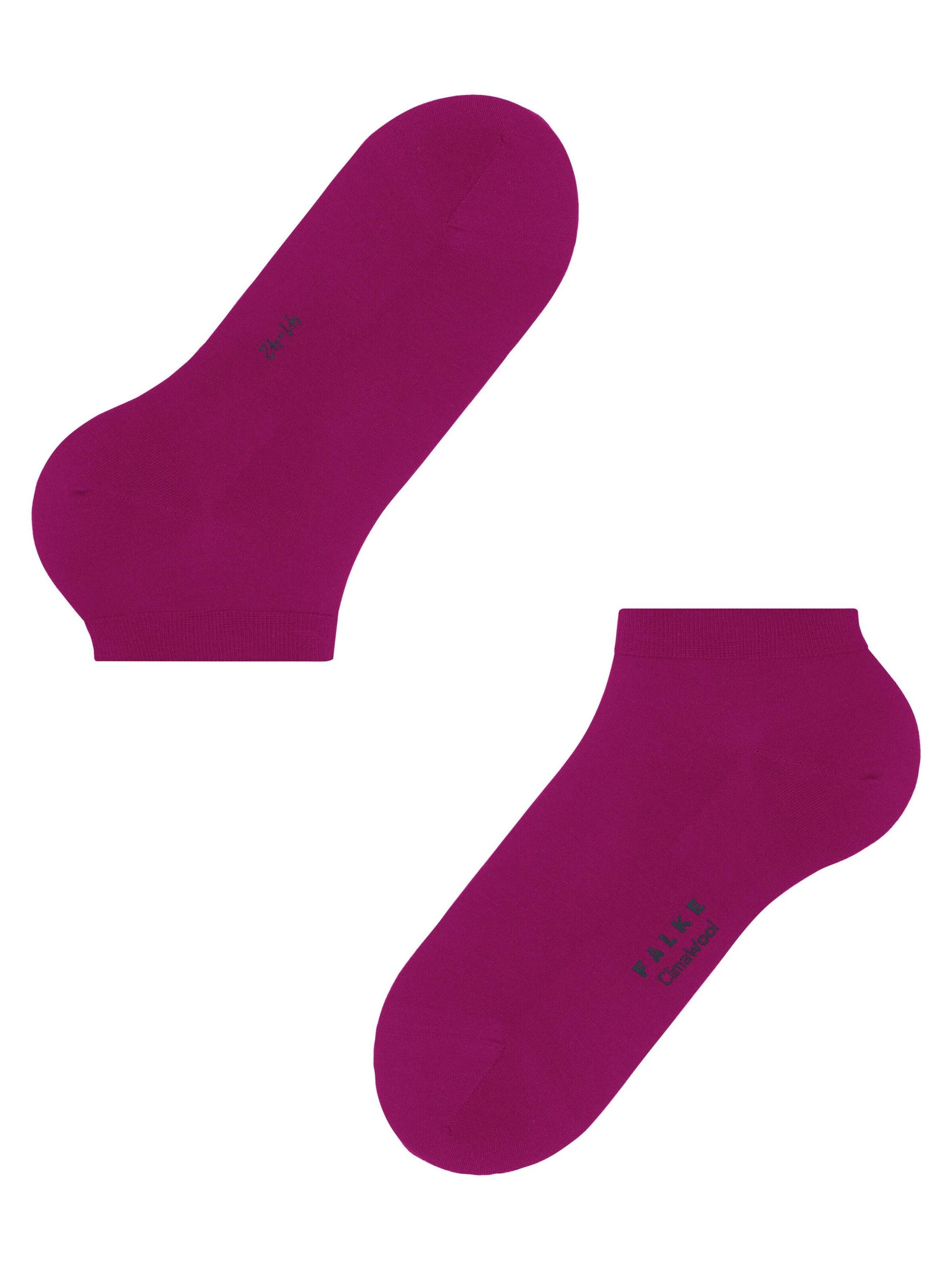 FALKE Socks 'ClimaWool' in Purple