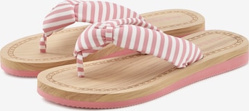 Elbsand T-Bar Sandals in Pink