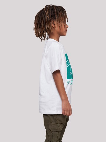 F4NT4STIC T-Shirt 'Ariel The Little Mermaid Hair Stroke' in Weiß