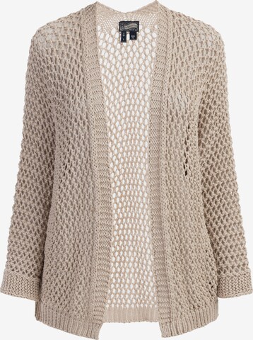 DreiMaster Vintage Knit cardigan in Beige: front