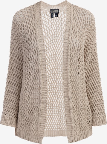 Cardigan DreiMaster Vintage en beige : devant