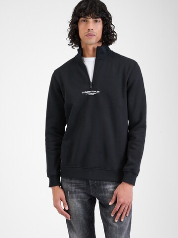 Only & Sons - Sudadera 'ONSCurated' en negro: frente