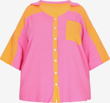 swirlyBluza - roza boja: prednji dio