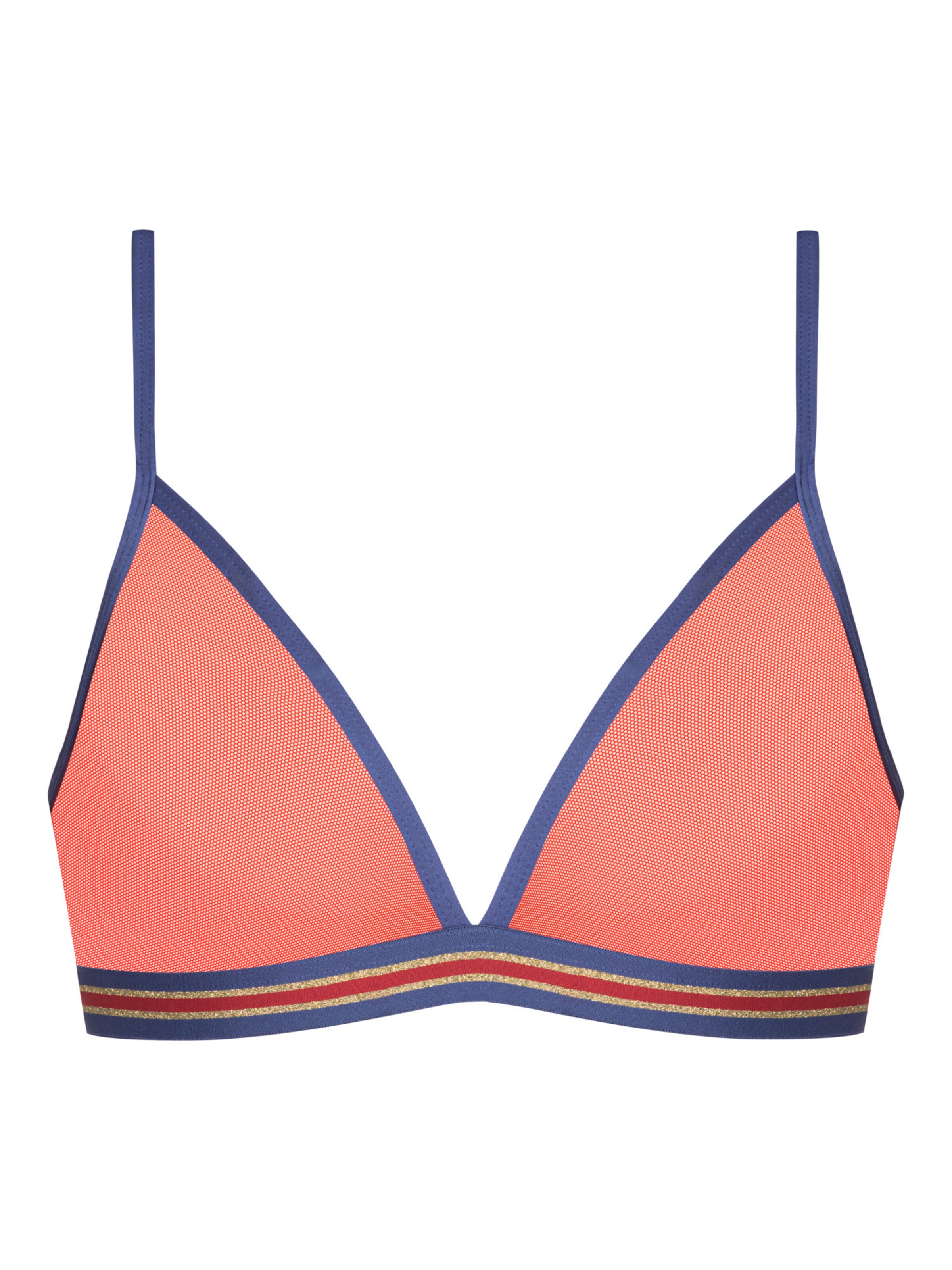 Mey Triangel BH 'Poetry Sheer' in Orange: Vorderseite