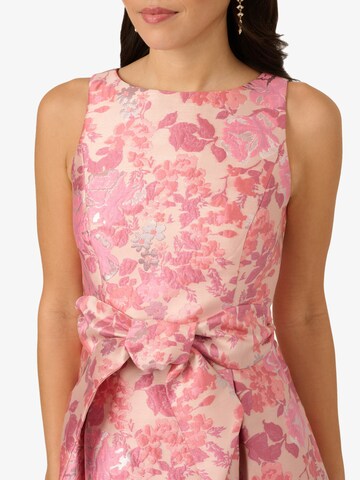 Adrianna Papell Cocktail Kleid 'Sleeveless Tie Front Dress' in Pink