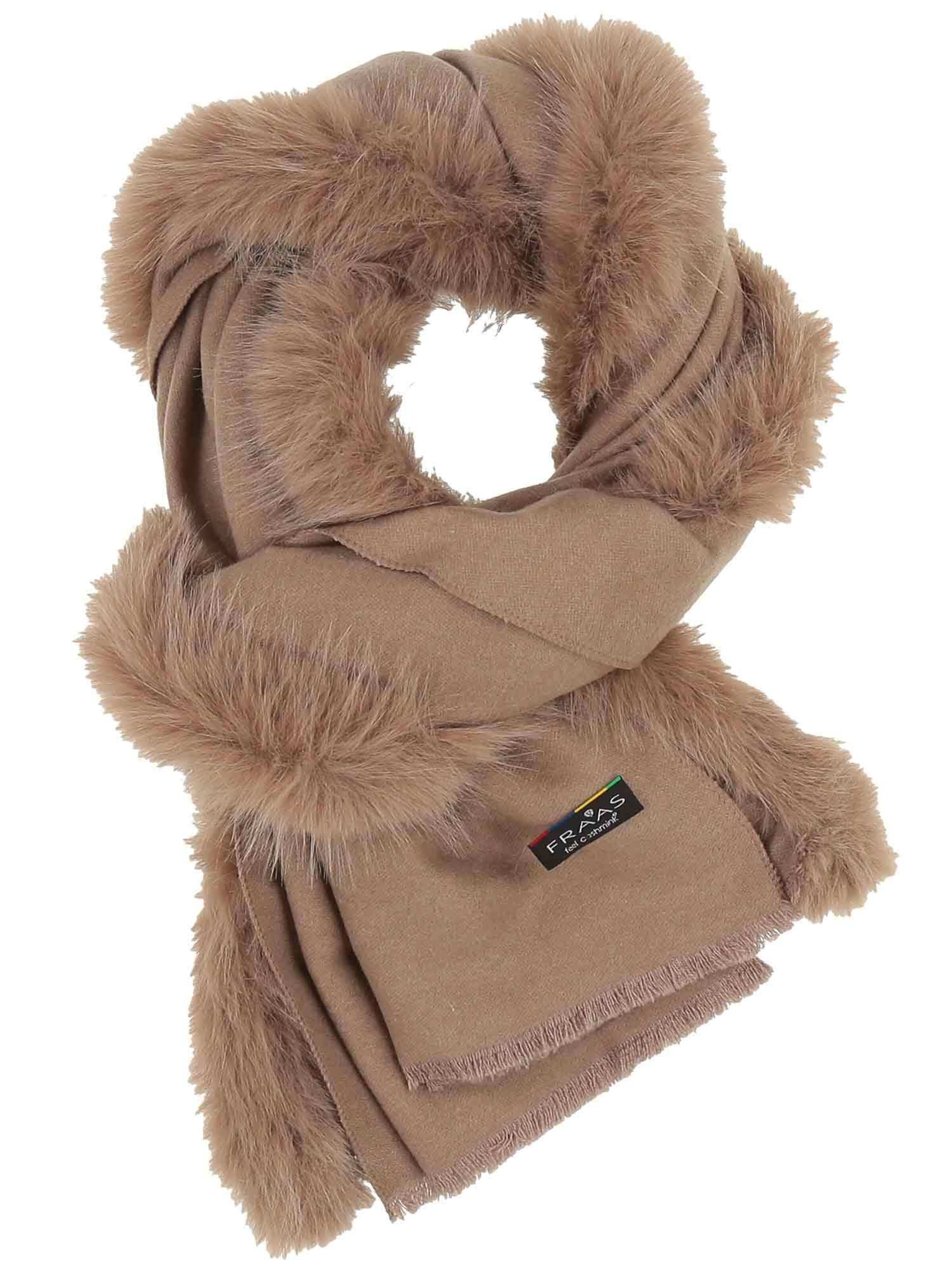 FRAAS Scarf 'Ruana' in Brown