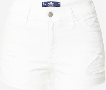 HOLLISTER Regular Jeans in Wit: voorkant