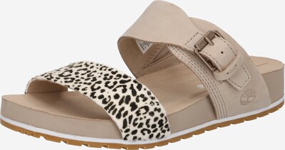 TIMBERLAND Pantolette in beige / schwarz / weiß, Produktansicht