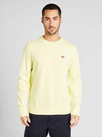 LEVI'S ® Regular Fit Sweatshirt 'Original Housemark' i gul: forside