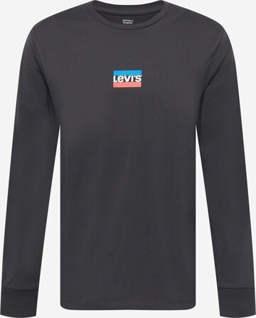 melns LEVI'S ® T-Krekls 'LS Std Graphic Tee': no priekšpuses