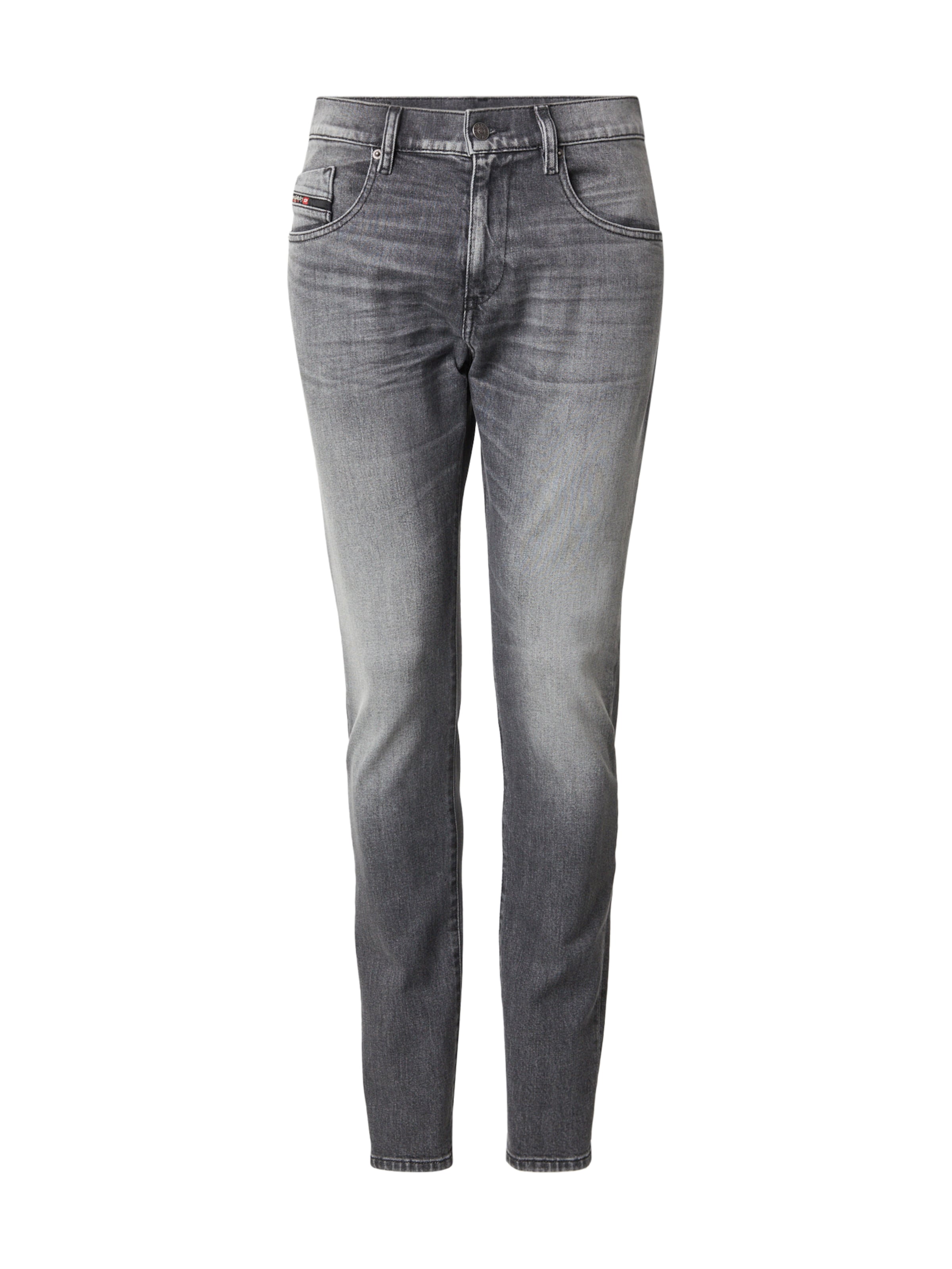 DIESEL Slimfit Jeans '2019 D-STRUKT' i grå: framsida
