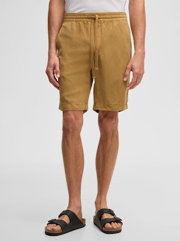 Regular Pantalon 'Kaji' STRELLSON en jaune : devant