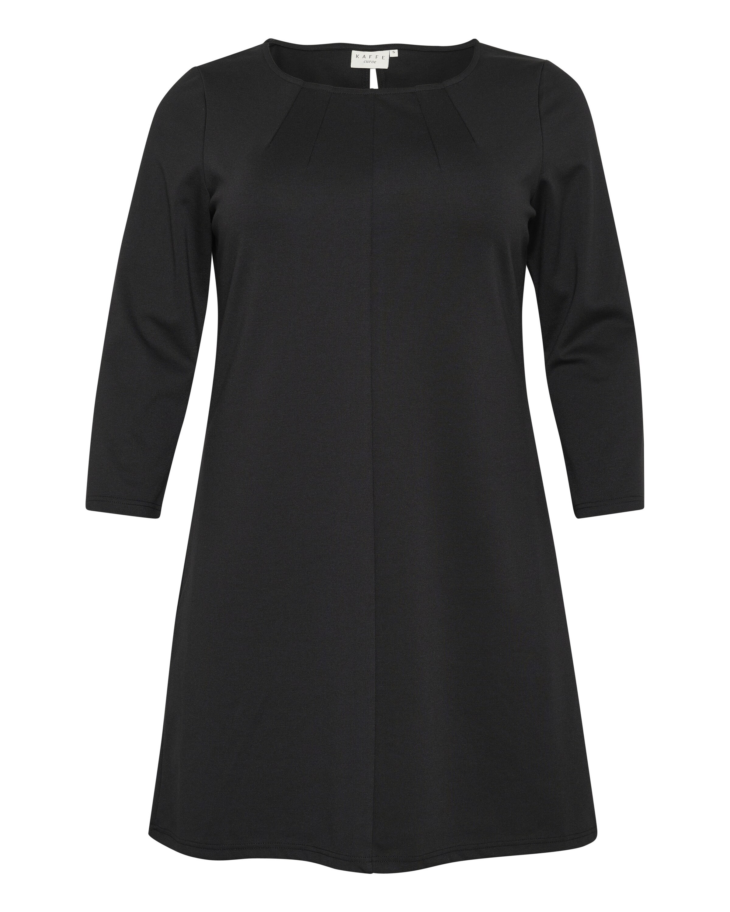 KAFFE CURVE Kleid 'Jenna' in Schwarz: Vorderseite
