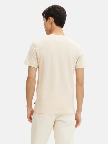 TOM TAILOR T-Shirt in Beige