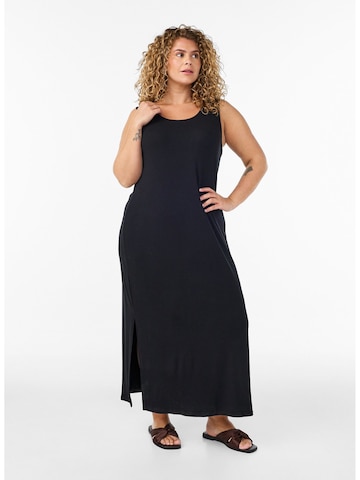 Zizzi Strickkleid 'Vcarly' in Schwarz