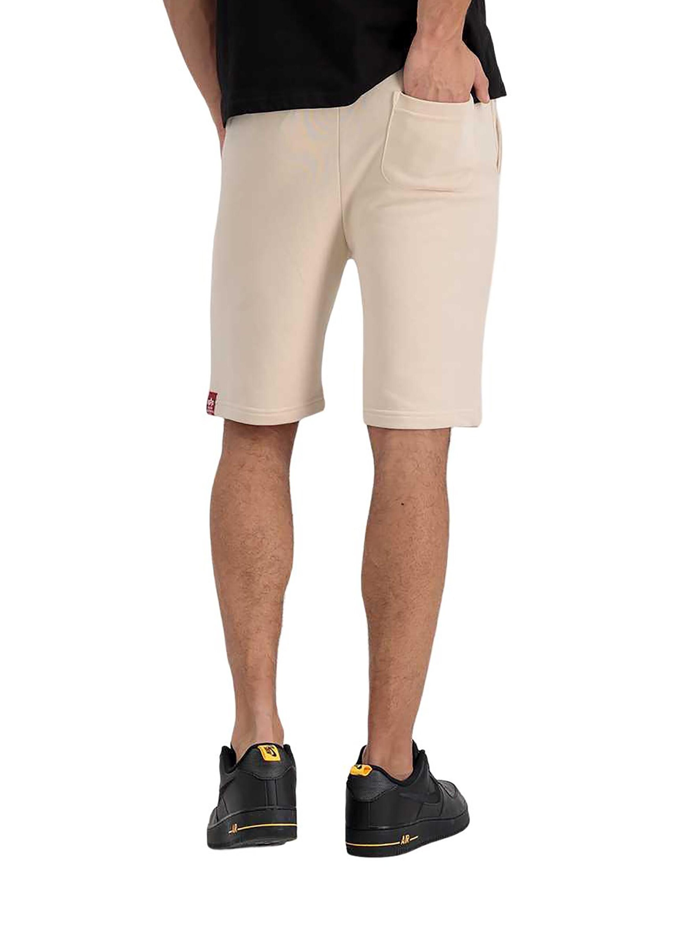 ALPHA INDUSTRIES Regular Pants 'SL' in White