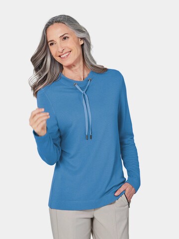 Goldner Sweatshirt in Blauw: voorkant